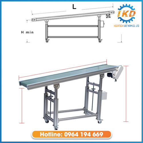 Băng tải nâng hạ